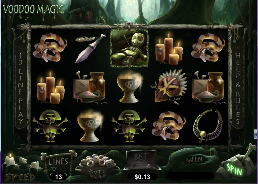 Voodoo Magic slot at Grand Fortune casino