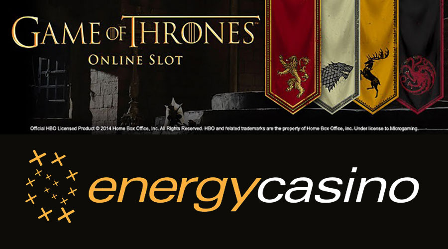 Enegy casino game of the week Game of thrones slot